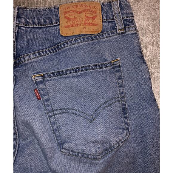 Levis 511 Slim Fit Stretch Jeans Blue Wash Low Rise Denim Men’s 32x30 (31x28) - Picture 3 of 15